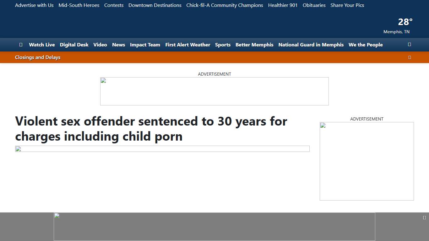 Violent sex offender sentenced to 30 years for charges including child porn